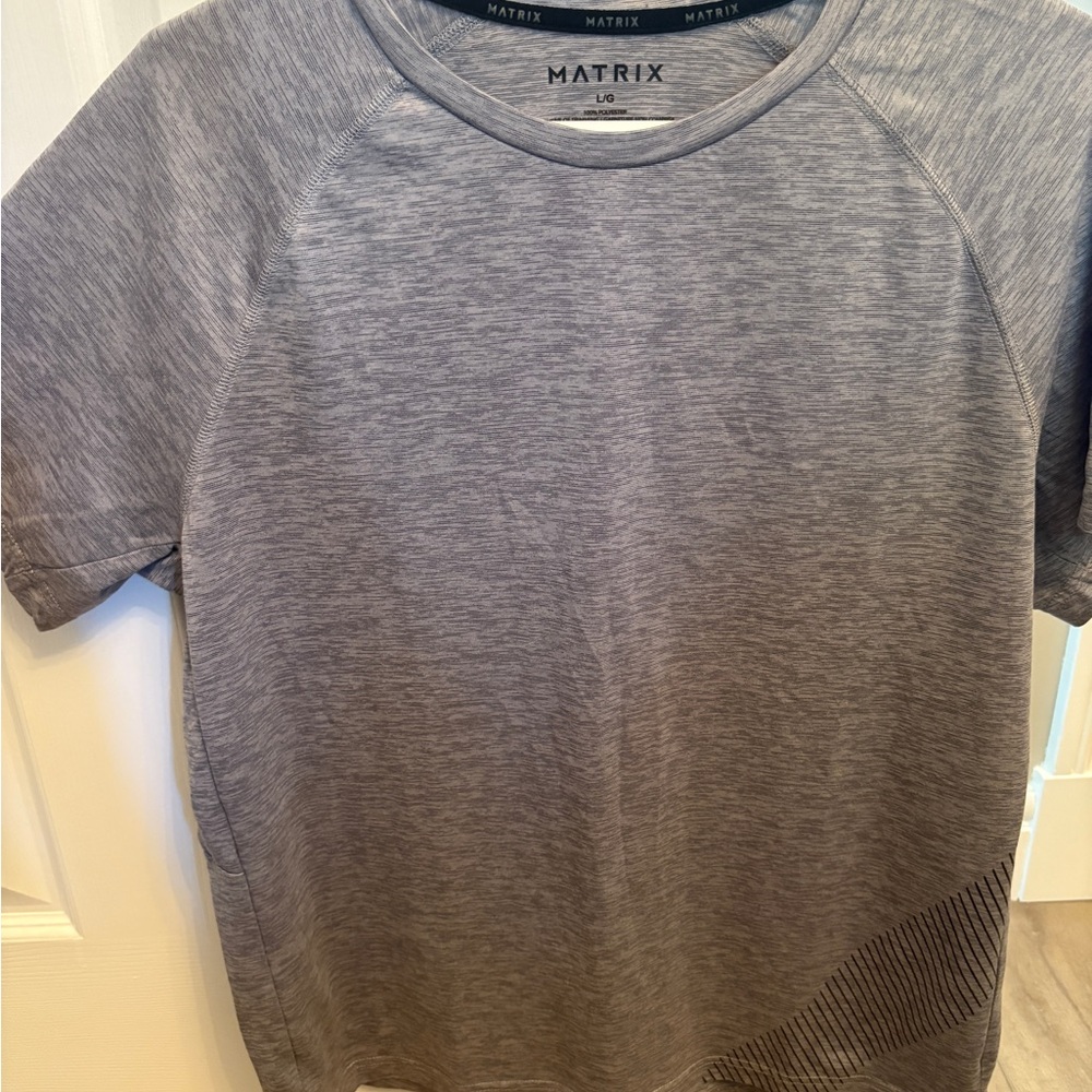 Matix Heather Gray Short Sleeve Tee